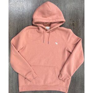 Abercrombie & Fitch Soft Fleece Hoodie Mens Sz M Pink Guava Pink